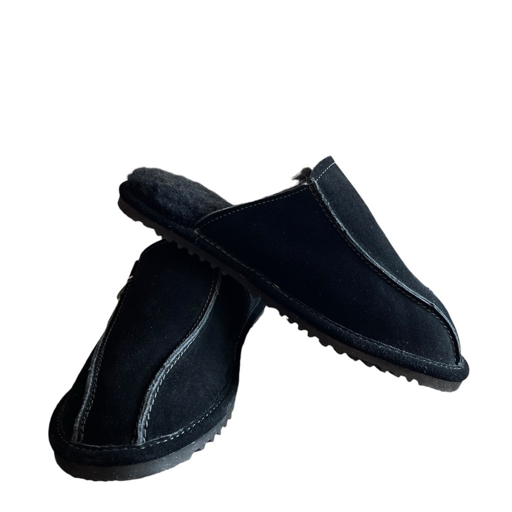 NWT Bearpaw Men's Pierre Black Slip on Slipper - size 9